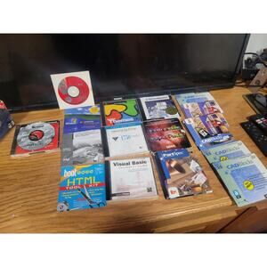 Vintage CD-Rom Software Windows virtual Basic, partspec, themes, Cad Blocks, Mor
